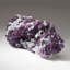 Deep Purple/White Fluorite with Quartz from De'an Mine, Wushan, De'an Co., Jiujiang, Jiangxi, China