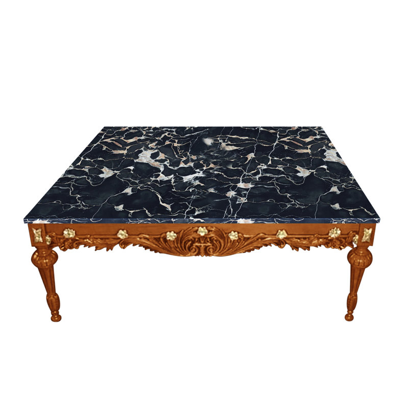 Coffee Table, Crema Valencia, Burl 03