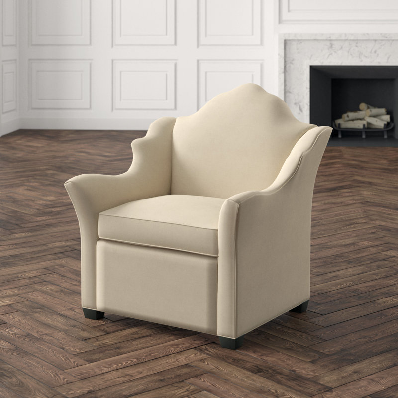Wingback Chair, Bella Black Performance Velvet, Brushy Bayou