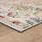 Ingleby Red Distressed Ornamental Area Rug-1260320031