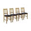Carmel 47cm H Upholstered Slat Back Side Chair