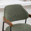 Tabouret de comptoir rembourré avec accoudoirs Devane-123161715-135545523