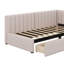 Lit de jour simple tapissier avec 2 tiroirs-450901866