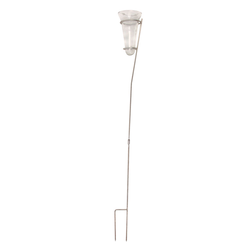 Pluviomètre avec piquet de jardin en zinc Azusa