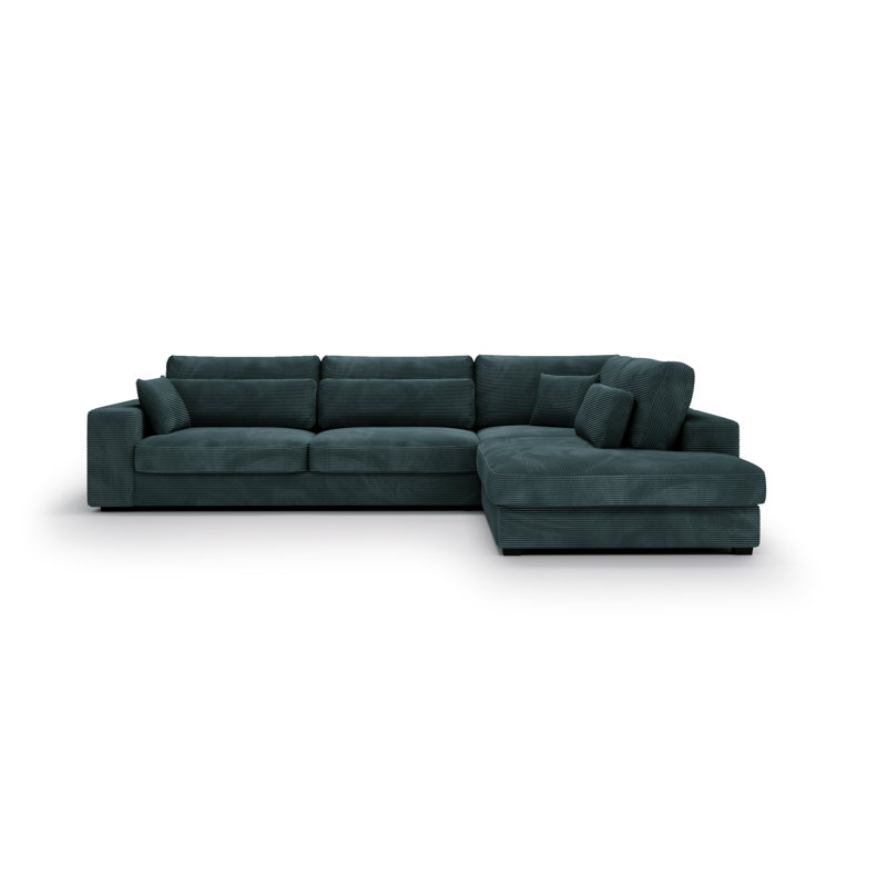 Tammera 3 Seater Corner Sofa , Navy Blue