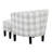 Anges Upholstered Barrel Chair with Ottoman-1892955774