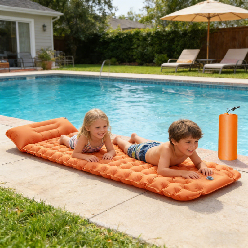 Coussin de sieste gonflable Step On, Orange