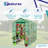 Machrus Ogrow Deluxe Walk-In Greenhouse with 2 Tiers and 12 Shelves - Green Cover