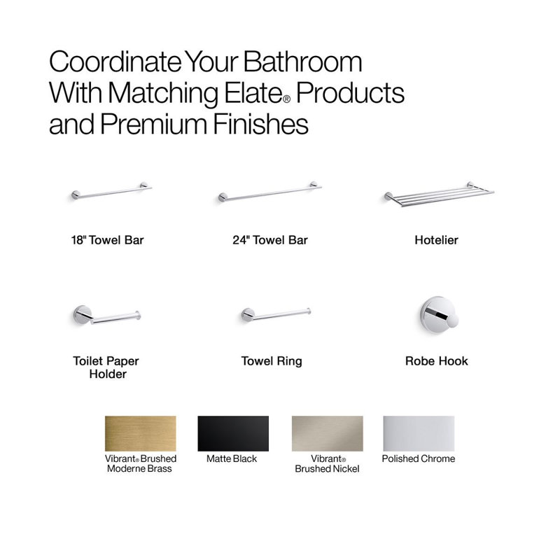 Components Hotelier, Vibrant Brushed Moderne Brass