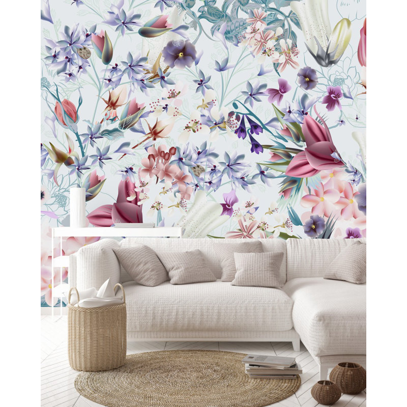 Peel & Stick Floral Wall Mural