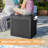 Devoko 22 " W 32 Gallons Water Resistant Resin Lockable Deck Box in Black