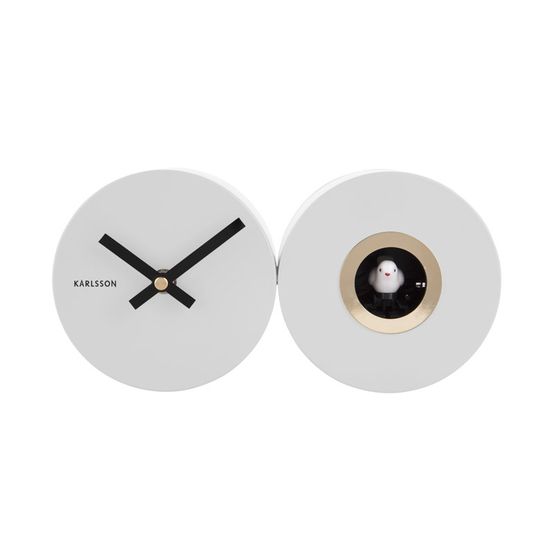 Cuckoo Wall Clock, White
