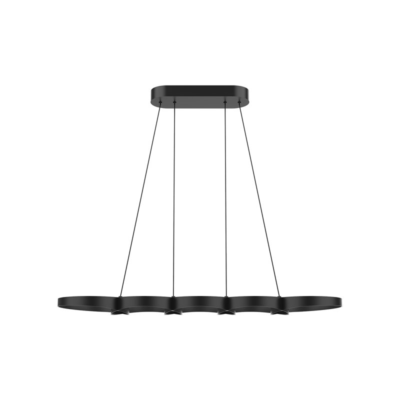 Maestro 4 - Light LED Pendant, Black, Black
