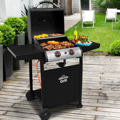 Dellonda 2 - Burner Countertop Liquid Propane 17060 BTU BTU Gas Grill