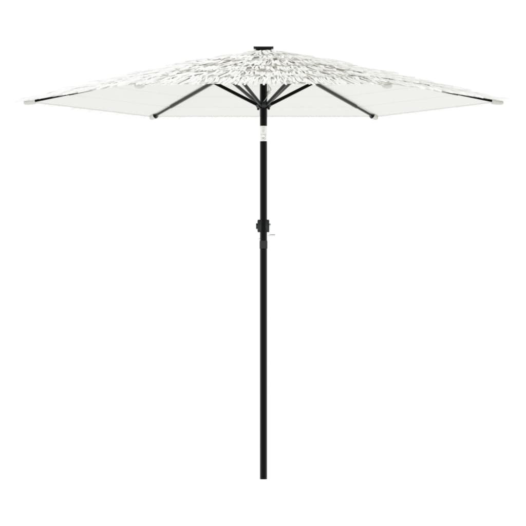 Vidaxl (White, 268 X 268 X 226 Cm) Garden Parasol With Steel Pole Outdoor Umbrella Balcony Sun Parasol - Image 4