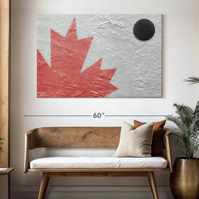Hockey canadien, H 34 po x l 51 po