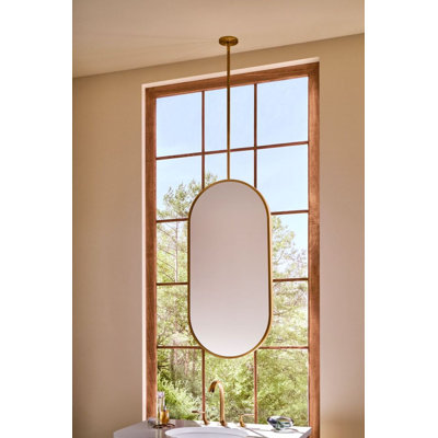 Miroir à cadre suspendu
