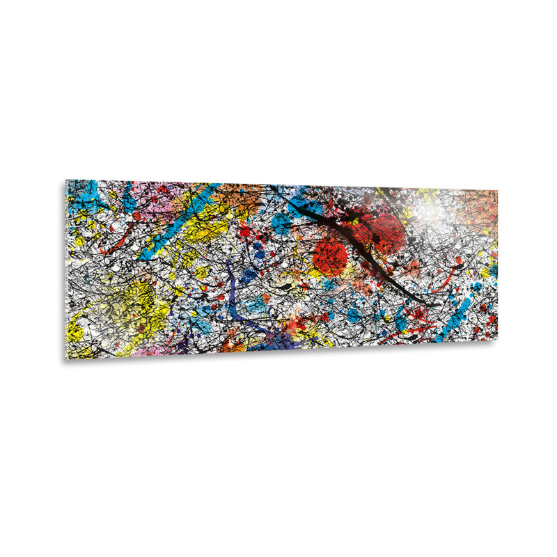 Tribute To Pollock by Giallobus - No Frame Painting on Plastic / Acrylic
