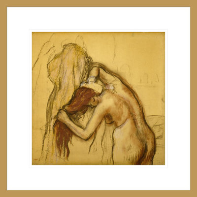 Femme se séchant c. 1905 par Edgar Degas, impression giclée encadrée