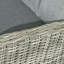 Abdul 5 Pieces Garden Rattan Bistro Set Adjustable Back Grey