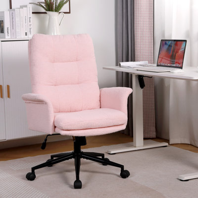 Chaise de bureau pivotante rembourrée