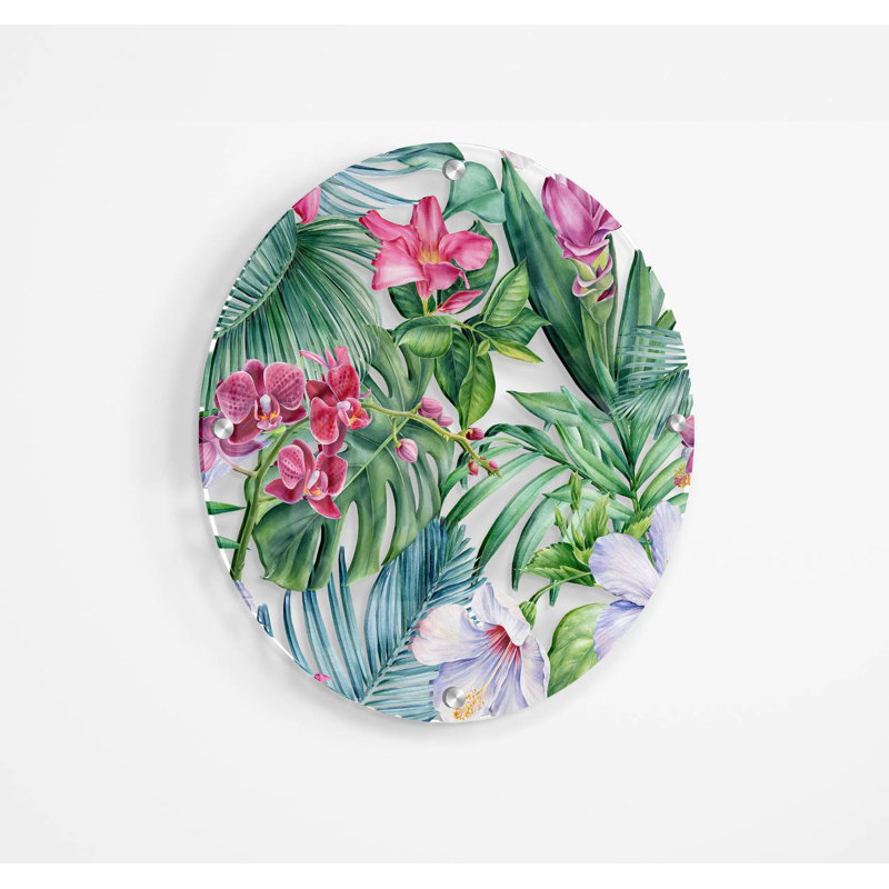 Handmade Plants & Flowers Wall Decor on Acrylic