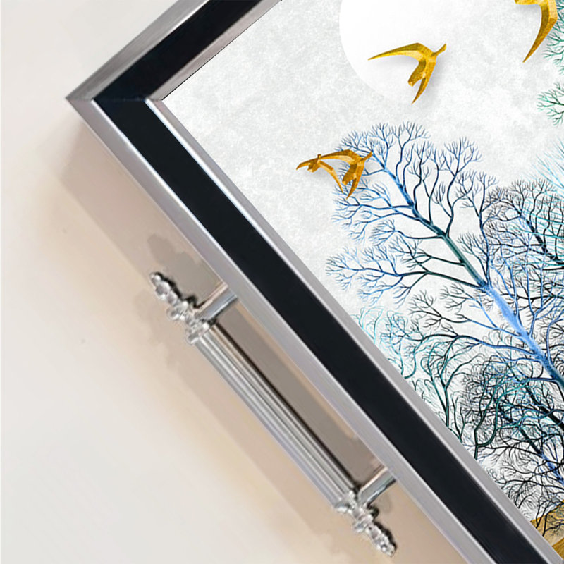 Élégant plateau en verre de 19,7 po x 11,4 po x 1,4 po | Fabrication 100% verre durable | Facile à nettoyer avec un chiffon humide | Idéal pour le service, la présentation décorative et l'organisation | Ajout élégant à la décoration intérieure