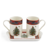 Pimpernel Christmas Tree 3Pc Mug & Tray St Tartan