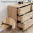 6 Drawer Dresser For Bedroom, Simply Modern Chest Of Drawers With Deep Drawers For Living Room, Hallway Entryway, Oak-2032340087