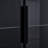 Black Cabinet With Led Lights And Tempered Glass - Ideal For Living Room, Office, Study Decor 51.2'' Tall Display Case Lighting Metal Frame Modern Home, Study,-1022922211