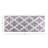 Freida 24x60-inch Cotton Bathroom Rug with Trellis Pattern and Non-Slip Base - Machine Washable-2038635431