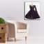 «Black Dress Thread» par Janie McGee, art mural sur toile, 26 po x 30 po-981388513