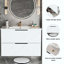 Meuble-lavabo de salle de bain avec lavabo en céramique mural et cannelé avec tiroirs, moderne-1770046400