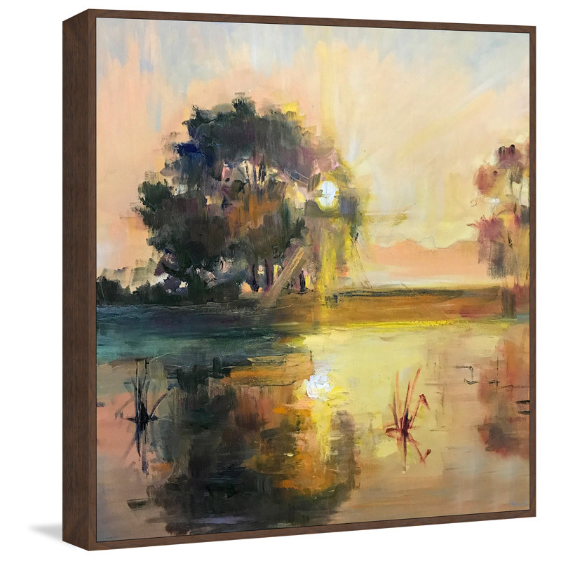 A Sunny Day - Painting on Canvas, 81cm H x 81cm W x 3.81cm D