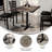 Rectangular Solid Wood Commercial Tabletop with Dining Height X-Base-427946852-427946859-427946855