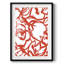 Red Brush Floral II - impression encadrée-1067030516-1067030518