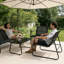 Garden Furniture Set, Metal Frame Patio Conversation Set With Loveseat-124606934