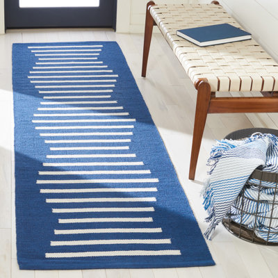 Estyn Hand Woven Cotton Striped Rug