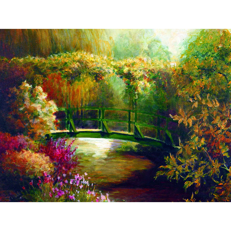 Pont - peinture sur toile tendue, H 12 po x l 16 po
