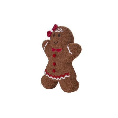 Coussin Gingerbread Girl 16 po x 13 po