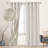 Lythrodontas Faux Linen Total Blackout Curtain Panels-75185228-75185237