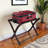 Florence Solid Wood Luggage Rack in Espresso Finish, 20" H X 26.5" W X 18.75" D-109024401