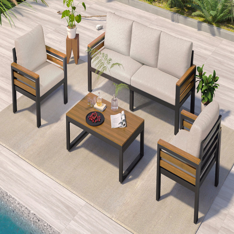 Ensembles repas pour patio, Beige