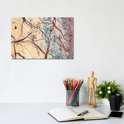 Usa, California. Detail Of Cut Slab Of Marble Rock by Jaynes Gallery - Wrapped Canvas Print