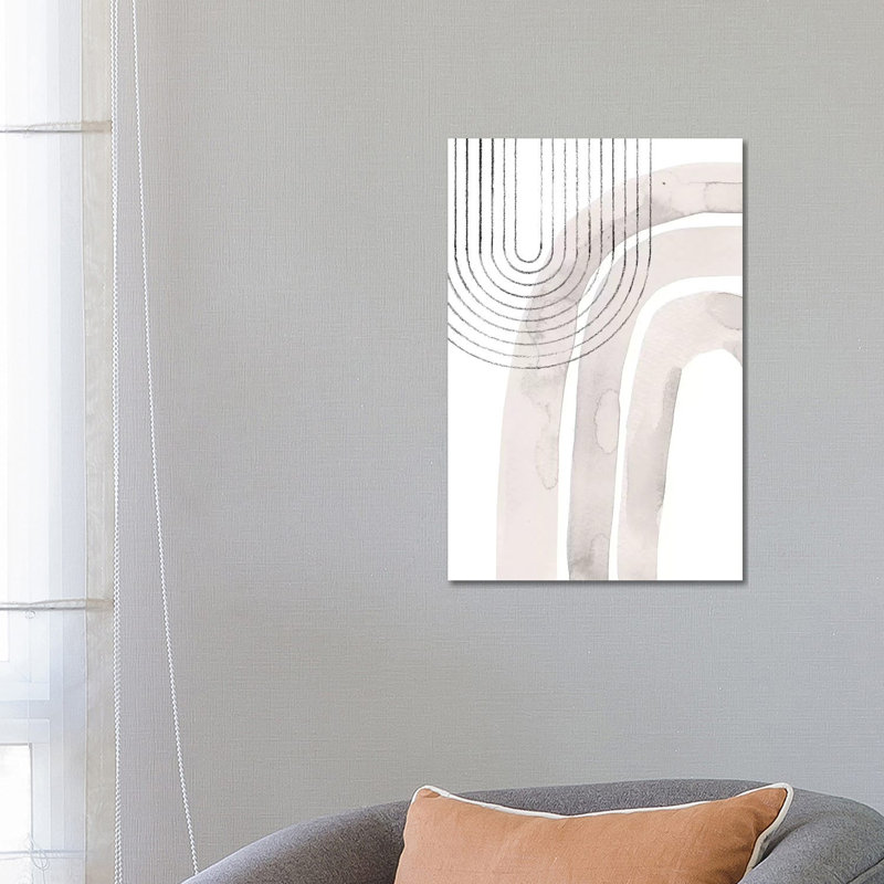 Abstract Rainbows by Whales Way - Painting on Canvas, 66.04cm H x 45.72cm W x 3.81cm D, Wrapped Canvas