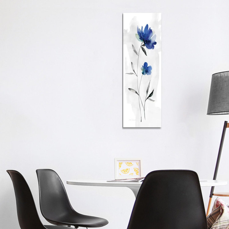 Beautiful Blue I by Carol Robinson - Panoramic Print on Canvas, 30.48 cm H x 91.44 cm W x 3.175 cm D, Wrapped Canvas