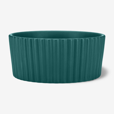 Ripple Ceramic Dog Bowl