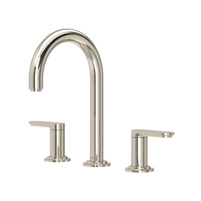 Robinet de lavabo à large entraxe avec bec en C Arca