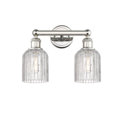 Abat-jour de salle de bain 2 lumières Edison Addeline 14 po