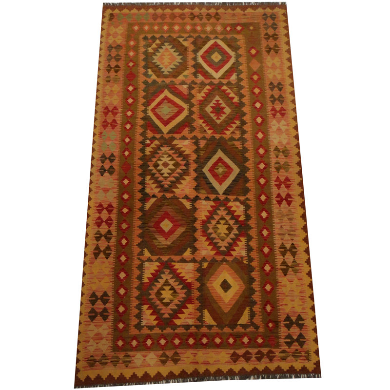 Tapis rouille en laine Azpeitia